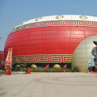 مبنى "الطبل الصيني" يسجل رقما قياسيا لغينيس